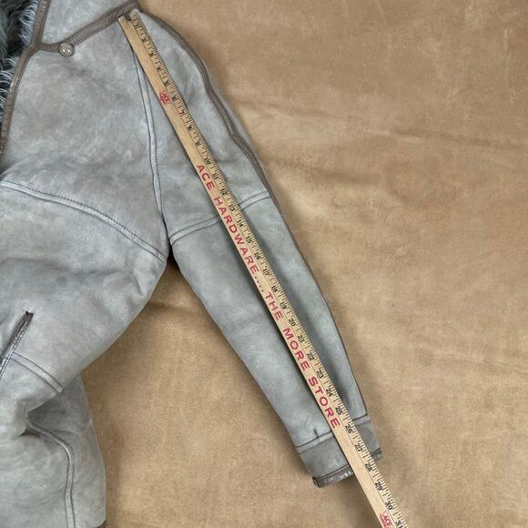 Genuine Shearling Sheepskin Penny Lane Ranch Coat 48/38 M-L - Picture 11 of 12